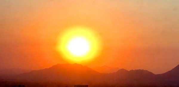 Las Vegas, NV beautiful setting sun